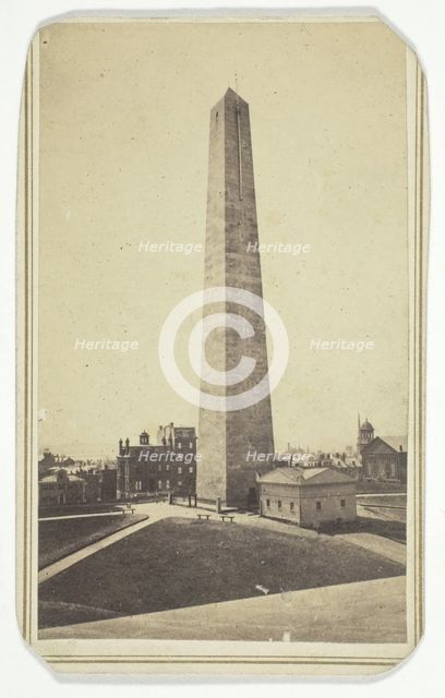 Bunker Hill Monument, 1845/1902. Creator: Miller & Brown.