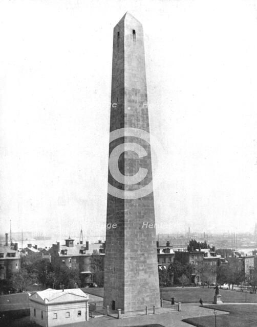 Bunker Hill Monument, Charlestown, Massachusetts, USA, c1900.  Creator: Unknown.