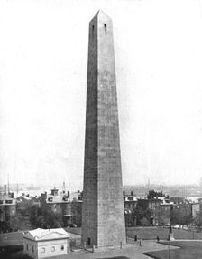 Bunker Hill Monument, Charlestown, Massachusetts, USA, c1900. Creator: Unknown