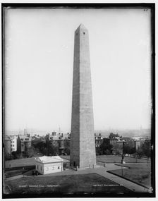Bunker Hill Monument, between 1890 and 1899. Creator: Unknown