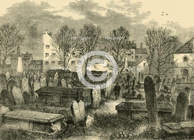 'Bunhill Fields Burial-Ground', c1872. Creator: Unknown.