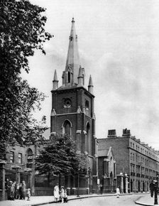Bunhill Row, London, 1926-1927.Artist: McLeish