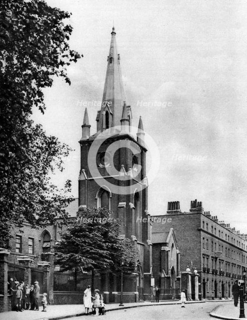 Bunhill Row, London, 1926-1927.Artist: McLeish