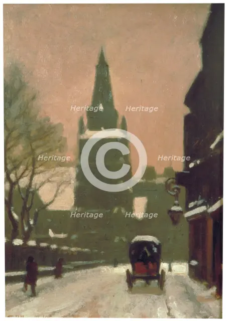 'Bunhill Row', late 19th or early 20th century.                                                      Artist: Samuel Harry Hancock
