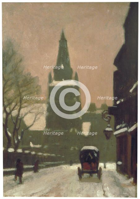 'Bunhill Row', late 19th or early 20th century.                                                      Artist: Samuel Harry Hancock