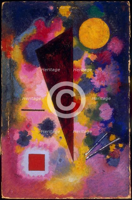 Bunter Mitklang (Résonance multicolore) , 1928.