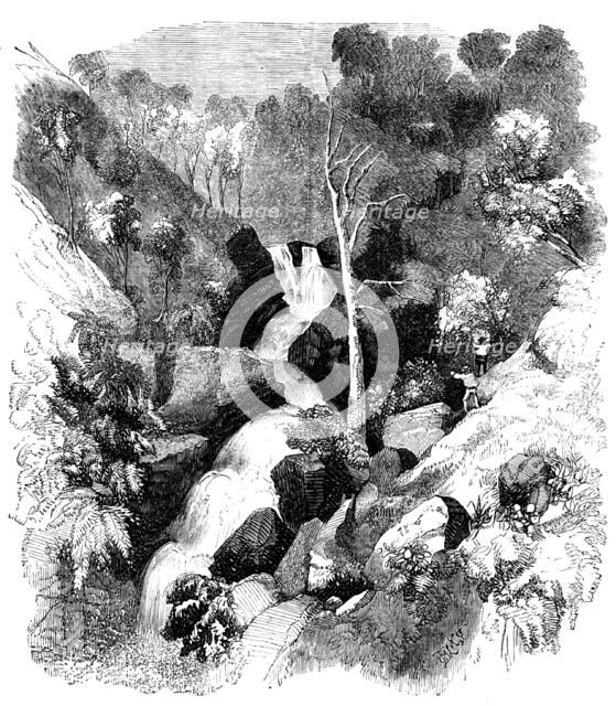 Bunyarrambite Waterfalls, near Melbourne, 1858. Creator: Unknown.