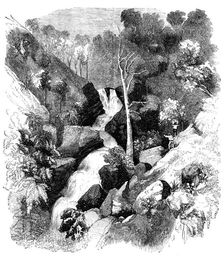 Bunyarrambite Waterfalls, near Melbourne, 1858. Creator: Unknown