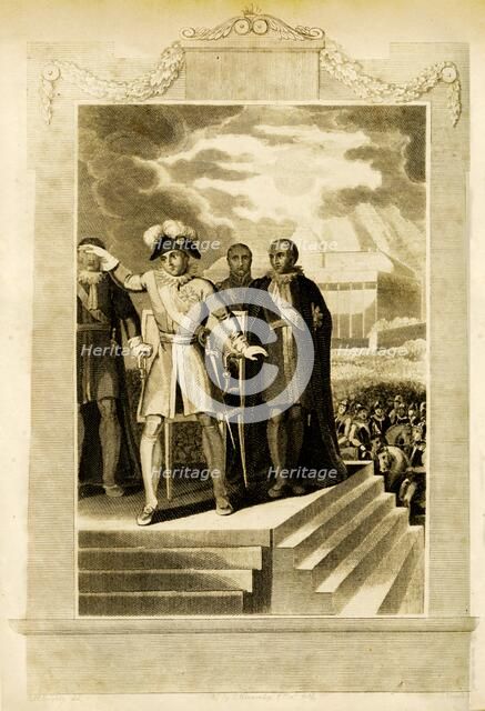 'Buonaparte at the Field of May', 1816. Creator: Unknown.