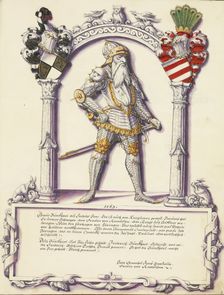 Burckhart Hohenzollern; Chronicle of the Hohenzollern Family, about 1572. Creator: Jorg Ziegler