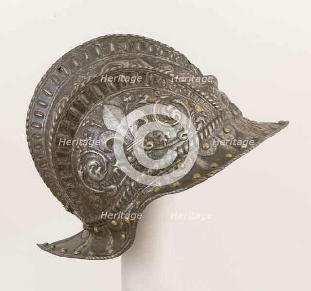 Burgonet for the Farnese Guard, Italian, ca. 1545-47. Creator: Unknown.