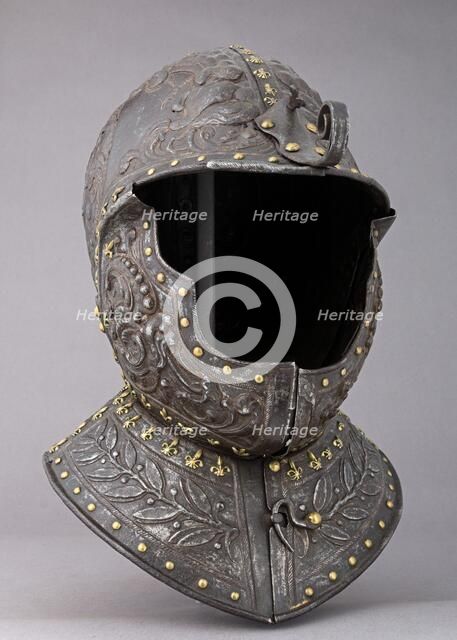 Burgonet, French, ca. 1630. Creator: Unknown.