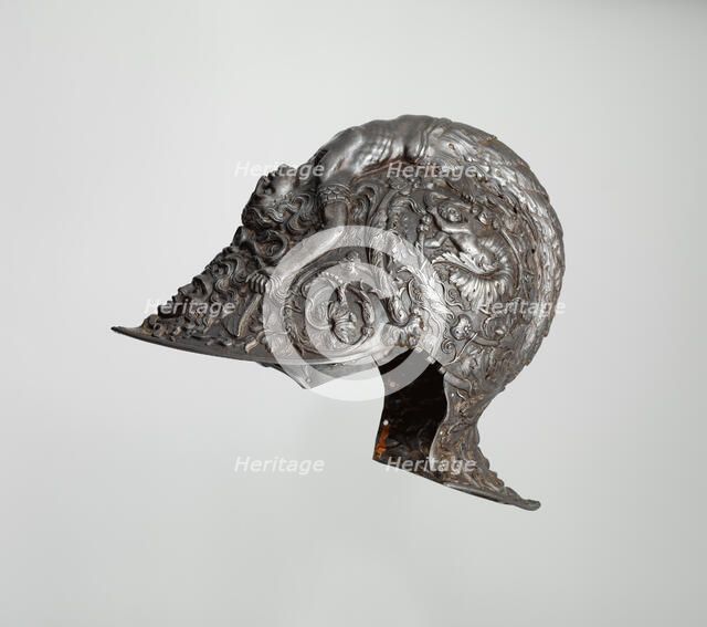 Burgonet, Italian, Milan, dated 1543. Creator: Filippo Negroli.