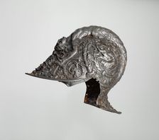 Burgonet, Italian, Milan, dated 1543. Creator: Filippo Negroli