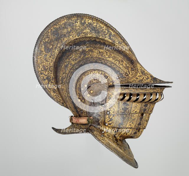 Burgonet with Buffe, Italian, ca. 1555-60. Creator: Unknown.