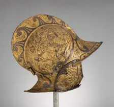 Burgonet with Falling Buffe, French, ca. 1550. Creator: Unknown