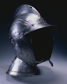 Burgonet with Hinged Cheek Pieces, c. 1540. Creator: Unknown