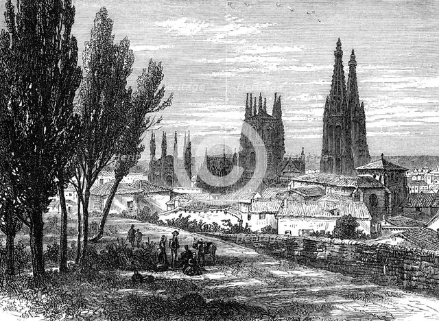 Burgos, Spain, 19th century. Artist: Unknown