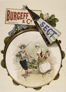 Burgeff & Co. Sparkling wine, Hochheim am Main, c. 1895. Creator: Anonymous