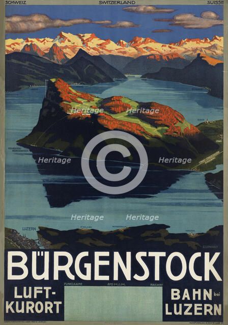 Bürgenstock, 1938. Creator: Landolt, Otto (1889-1951).