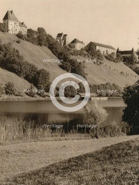 'Burghausen a. d. Salzach - Wohrsee', 1931. Artist: Kurt Hielscher.