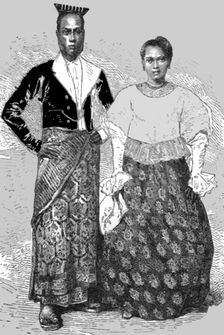 "Burghers"of Ceylon; Four Months in Ceylon 1875. Creator: Unknown