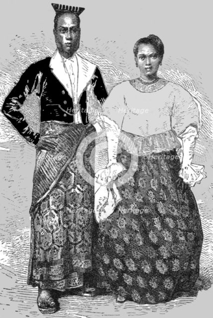 '"Burghers"of Ceylon; Four Months in Ceylon', 1875. Creator: Unknown.