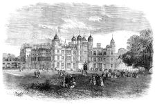Burghley House, near Stamford, the seat of the Marquis of Exeter, 1871. Creator: Unknown