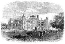 Burghley House, near Stamford, the seat of the Marquis of Exeter, 1871. Creator: Unknown