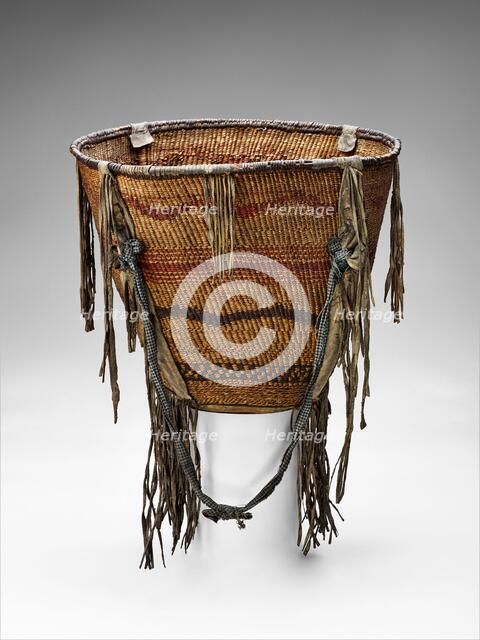 Burden basket, 1880-1910. Creator: Unknown.