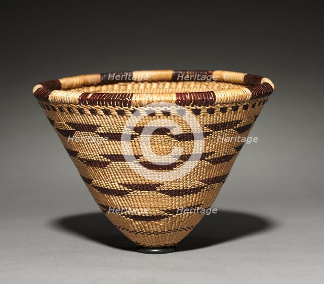 Burden Basket Model, 1900. Creator: Mary Benson.