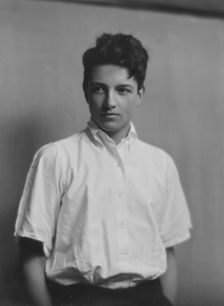 Burden, Douglas, Mr., portrait photograph, 1917. Creator: Arnold Genthe