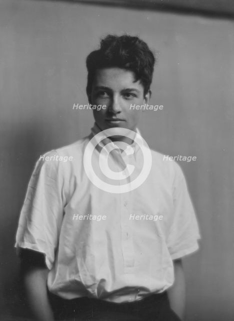 Burden, Douglas, Mr., portrait photograph, 1917. Creator: Arnold Genthe.