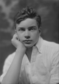 Burden, James A., Jr., Mr., portrait photograph, 1914 Mar. 31. Creator: Arnold Genthe