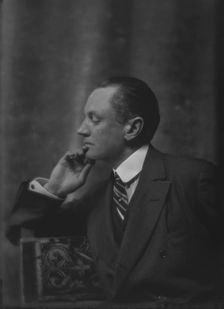Burden, James A., Mr., portrait photograph, 1914 Mar. 31. Creator: Arnold Genthe