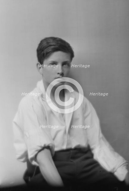 Burden, William D., Mr., portrait photograph, 1914 Mar. 31. Creator: Arnold Genthe.