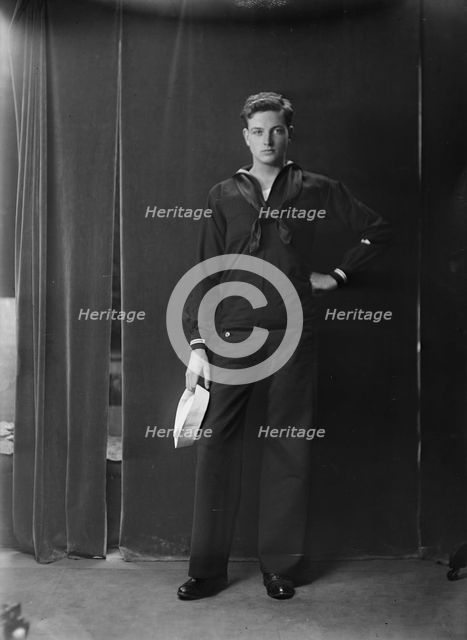 Burden, William D., Mr., portrait photograph, after 1914 Mar. 31. Creator: Arnold Genthe.
