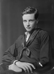 Burden, William D., Mr., portrait photograph, after 1914 Mar. 31. Creator: Arnold Genthe