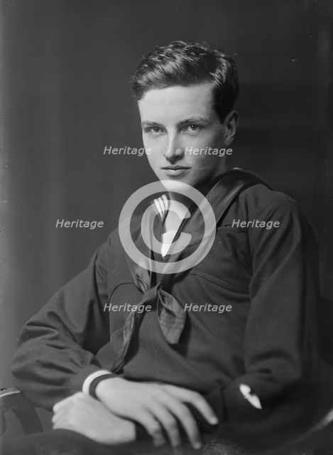 Burden, William D., Mr., portrait photograph, after 1914 Mar. 31. Creator: Arnold Genthe.