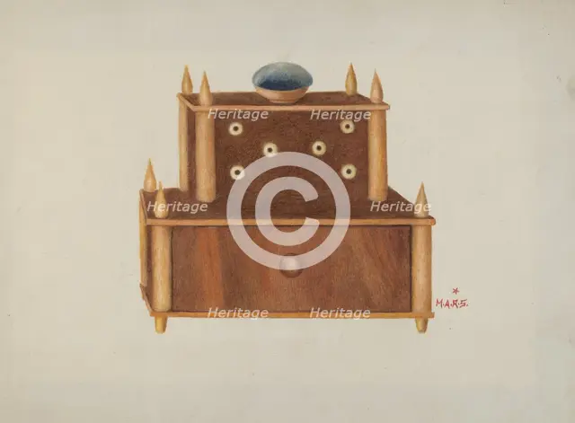 Bureau, 1935/1942. Creator: Margaret Stottlemeyer.
