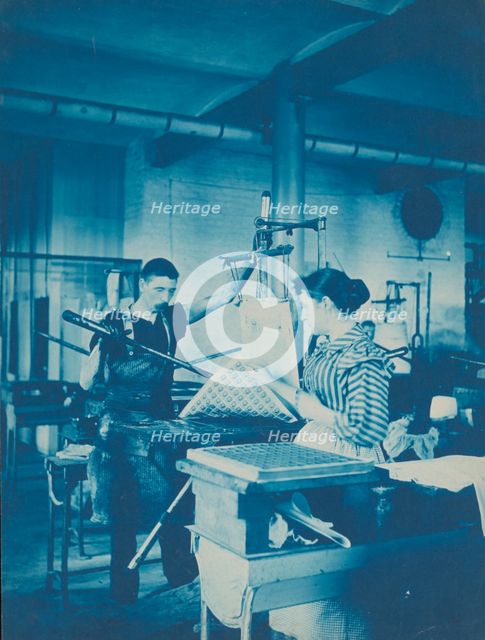 Bureau of Engraving and Printing, Stamp Division, between 1889 and 1890. Creator: Frances Benjamin Johnston.