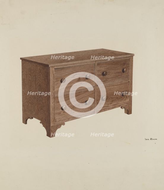 Bureau, c. 1940. Creator: Rosa Rivero.