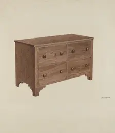 Bureau, c. 1940. Creator: Rosa Rivero