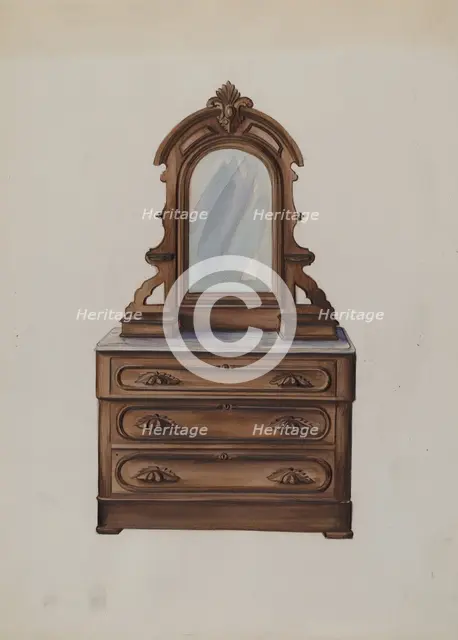 Bureau, c. 1936. Creator: Natalie Simon.