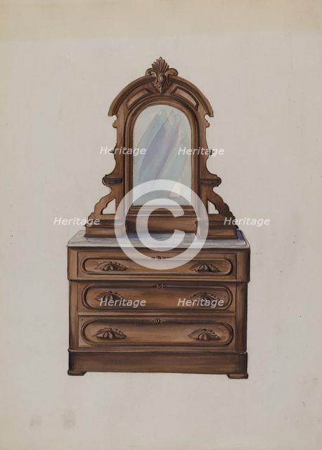 Bureau, c. 1936. Creator: Natalie Simon.