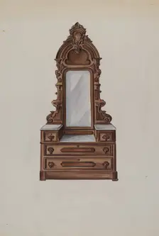 Bureau, c. 1936. Creator: Natalie Simon