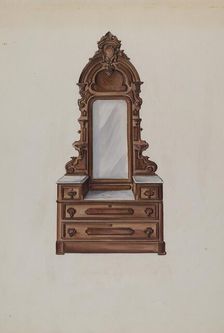 Bureau, c. 1936. Creator: Natalie Simon