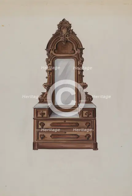 Bureau, c. 1936. Creator: Natalie Simon.