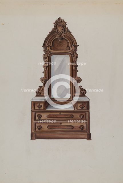 Bureau, c. 1936. Creator: Natalie Simon.