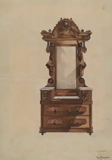 Bureau, c. 1936. Creator: Grace Halpin